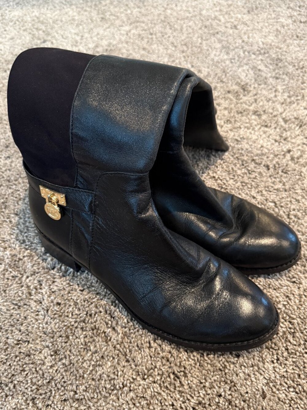 Michael Kors Knee High Soft Leather Books Size 9